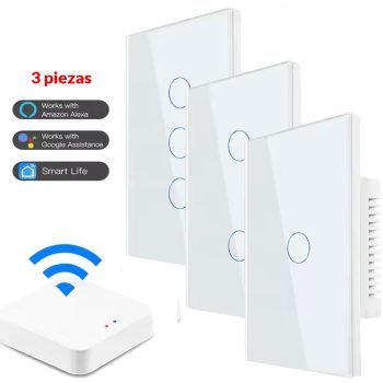 Interruptor Inteligente Wifi Pack 3 (1, 2 y 3)